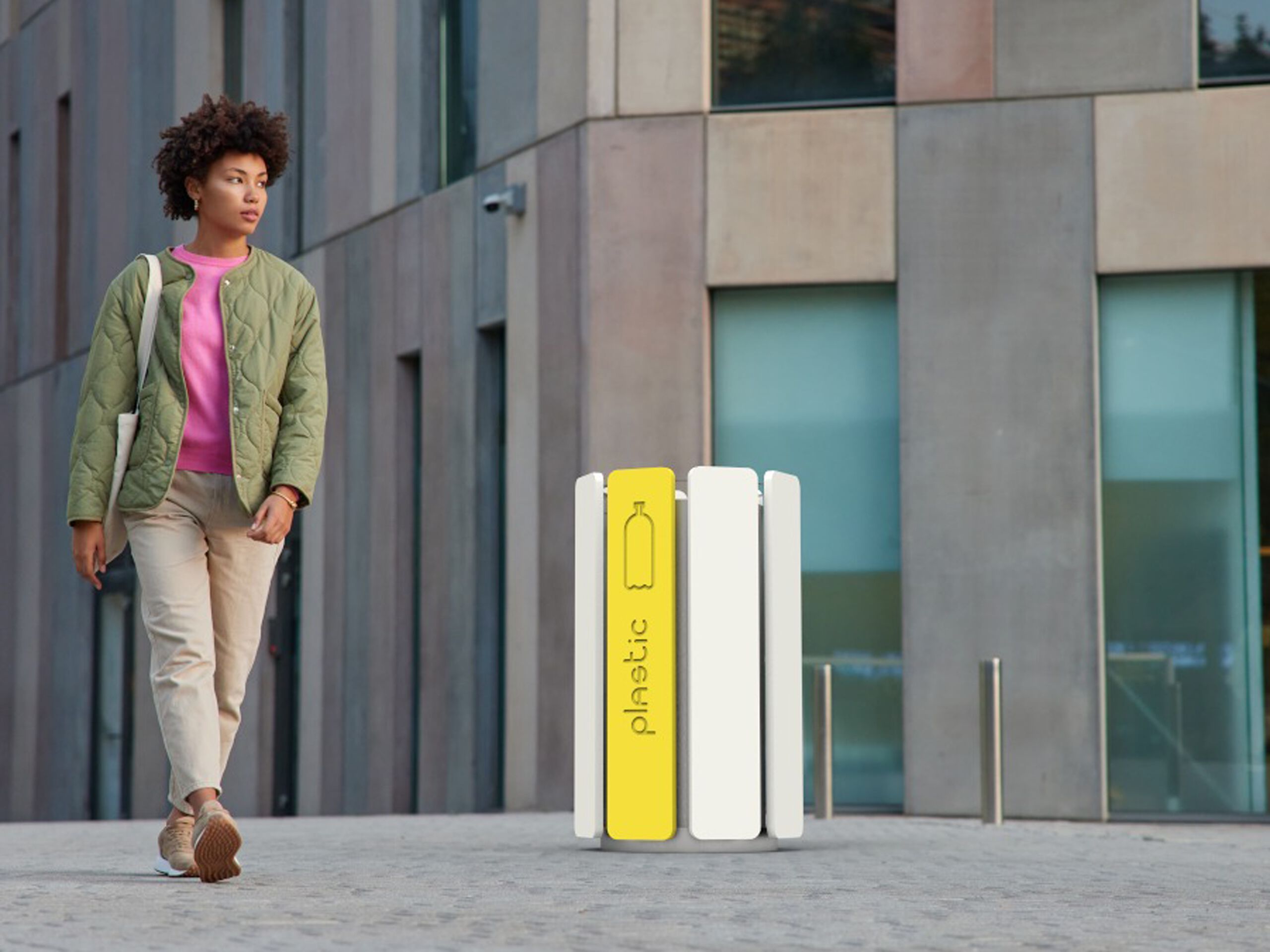 Полиэтиленовая корзина для мусора для раздельного сбора Donye EVERON ARCH-00109900 - Вид №13