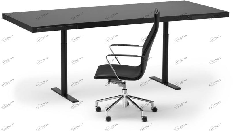 Spiegels Регулируемый по высоте письменный стол с ящиками .flair F55