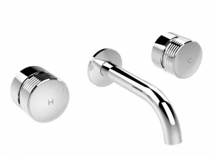 F5601L/5 Смеситель для раковины на 3 отверстия настенный FIMA CARLO FRATTINI Texture Collection