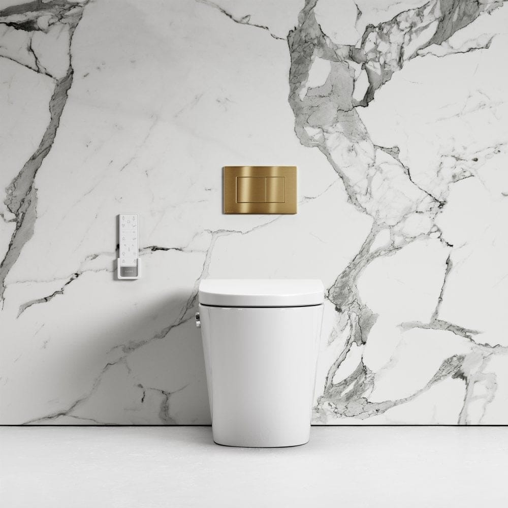 Напольный керамический туалет биде с налетом и кассетой LUSSO INTELLISMART ARCH-00036445 - Вид №23