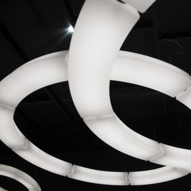 Martinelli Luce Подвесной светильник из полиэтилена с диммером Circular pol 2057 xxl - Вид №5