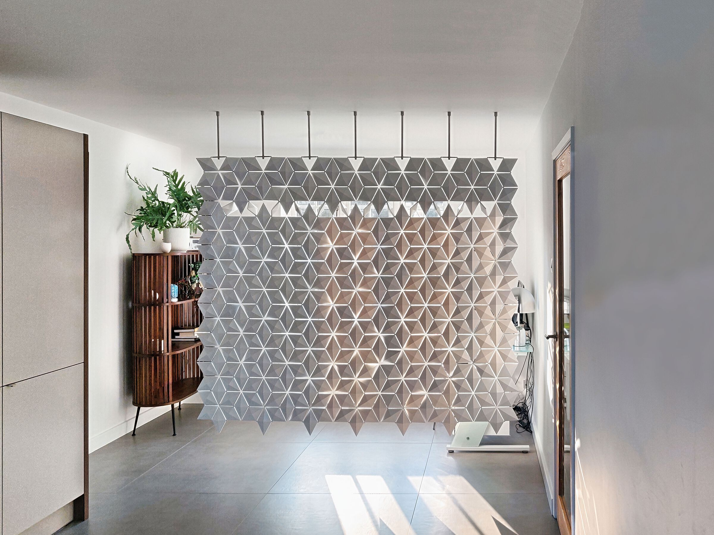 Подвесная перегородка bloomming FACET 238x187cm bianco ARCH-00036013 - Вид №2