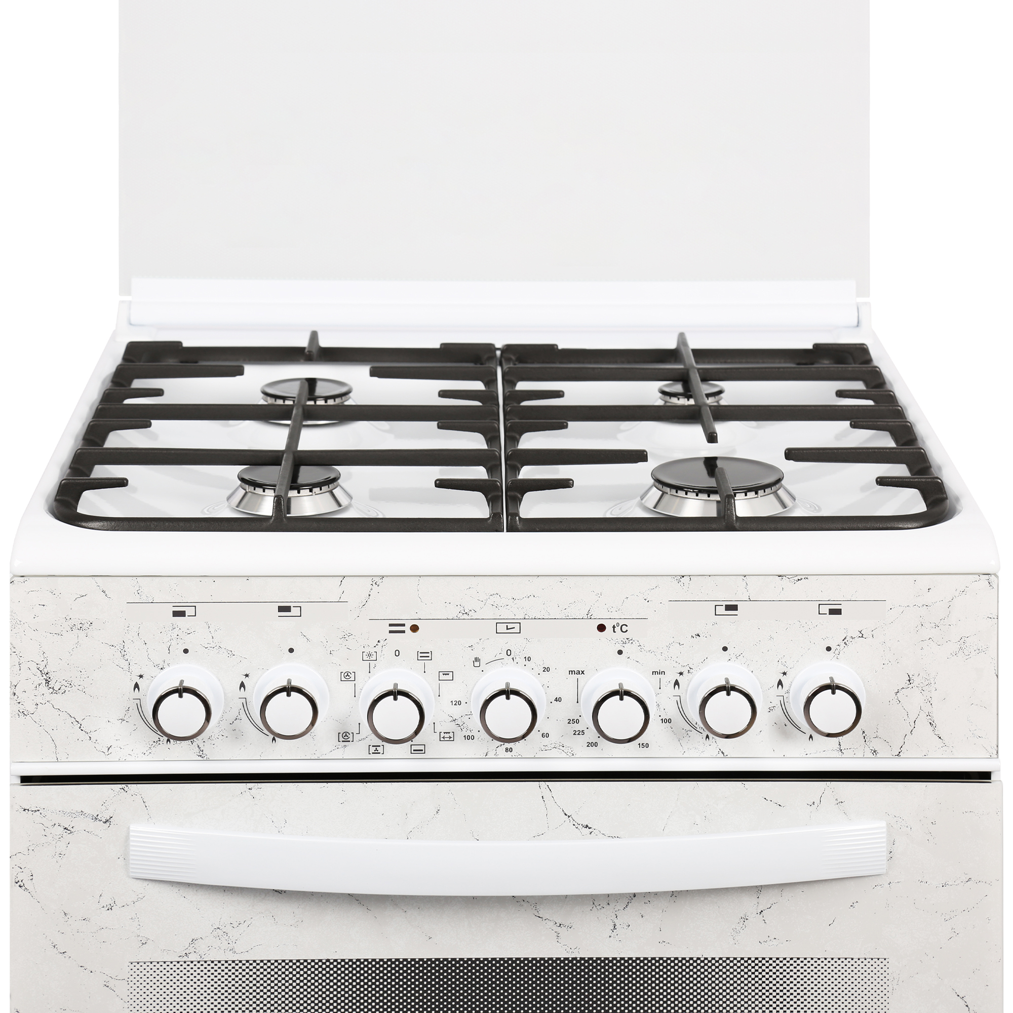 9066607 Комбинированная плита Gefest ПГЭ 6302-03 0052 белый STDN-0046632 - Вид №3