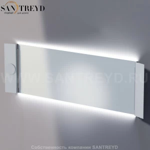 Agape NARCISO Прямоугольное модульное зеркало с LED подсветкой: длина 225 см, высота 80 см ANAR220202LTS