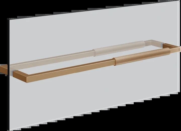 Полотенцесушитель 67646 726 Gessi Shower g ТЕПЛАЯ БРОНЗА BR. PVD