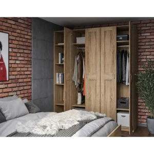91341942 Полка для шкафа Шведский Стандарт Макс 46x1.80x58 см ЛДСП цвет дуб сонома STLM-1427328