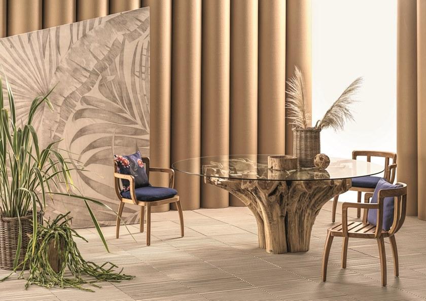 Il Giardino di Legno Садовое кресло из тика с подлокотниками Remix Rmix0386 - Вид №1