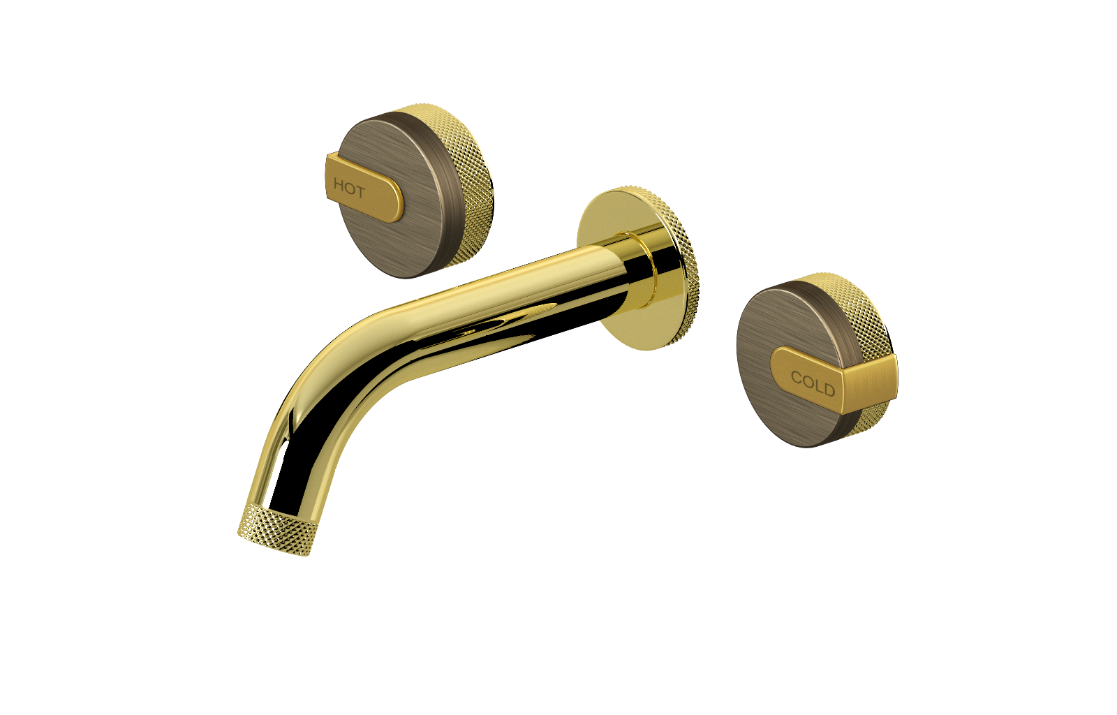 E-11530-R1VBB-L1BAU-PB Смеситель для умывальника из 19,1см носикем (внешняя часть) GRAFF MOD+