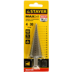 Сверло ступенчатое STAYER 29660-4-30-14 8168133