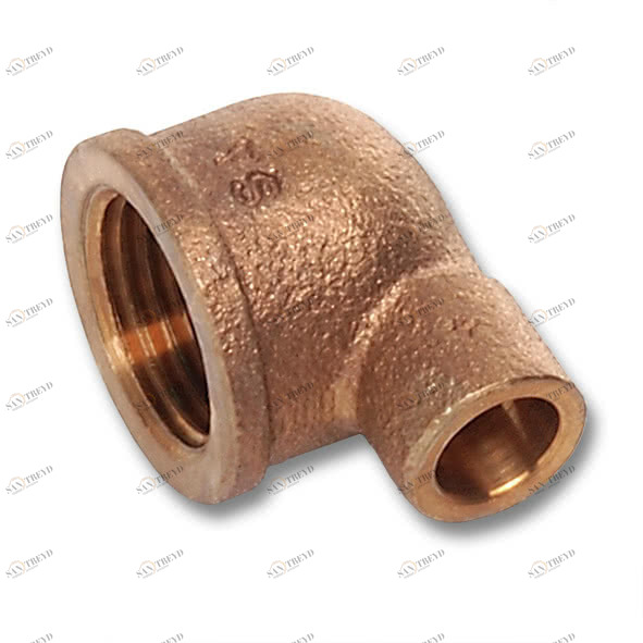 140902234 SANHA 4090G угловой переход ВП-ВР, бронза 22x3/4 мм 