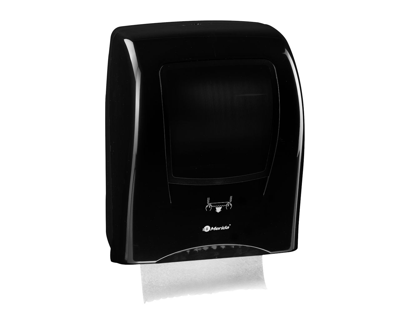 CEC301 ONE AUTOMATIC MAXI механический диспенсер для рулонов бумажных полотенец, АБС-пластик, черный Merida  - Вид №4