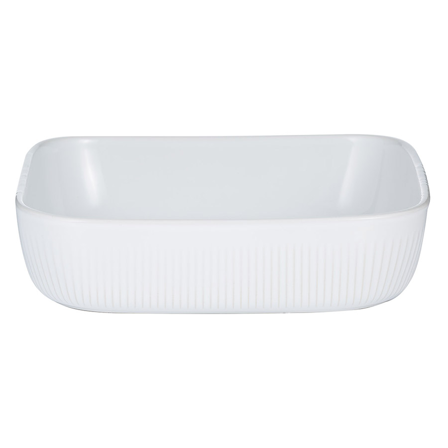 2002.139 Блюдо для запекания linear, 24х24 см, белое Mason Cash 