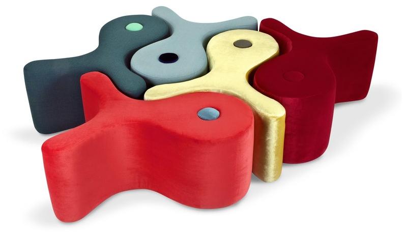 Adrenalina Пуф из мягкой ткани Fisk sun-id-1439928 - Вид №4