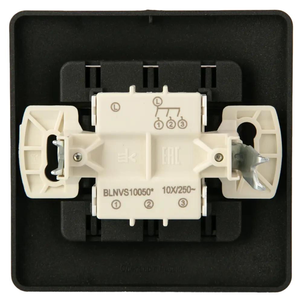 Выключатель встраиваемый Systeme Electric Blanca 3 клавиши цвет антрацит 86728924 STLM-2067507 - Вид №2