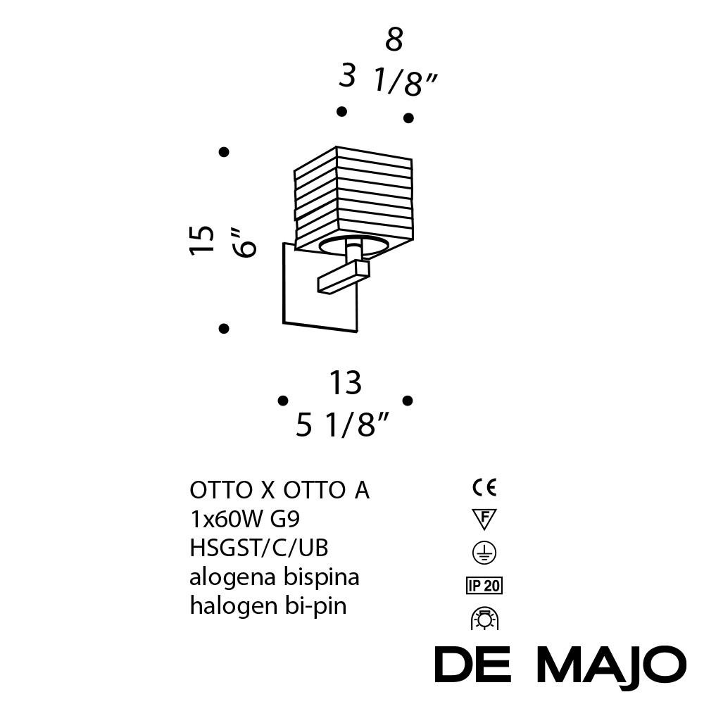 De Majo Otto*otto A 0OTTO0A00 бра 56236 - Вид №1