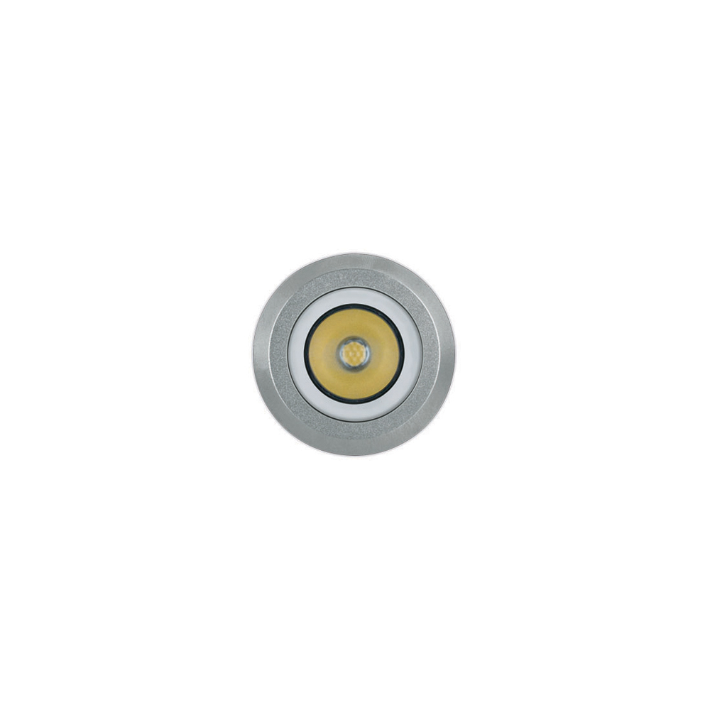 8400011 Встраиваемый в пешеходный пол Platek NANO FULL INOX TONDO  NANO FULL INOX - 1 LED 3000K 14° 