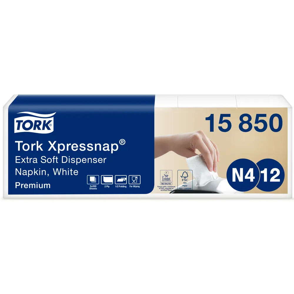 Салфетки для диспенсера Tork одноразовые, 1000 штук 82539422 STLM-2041348 