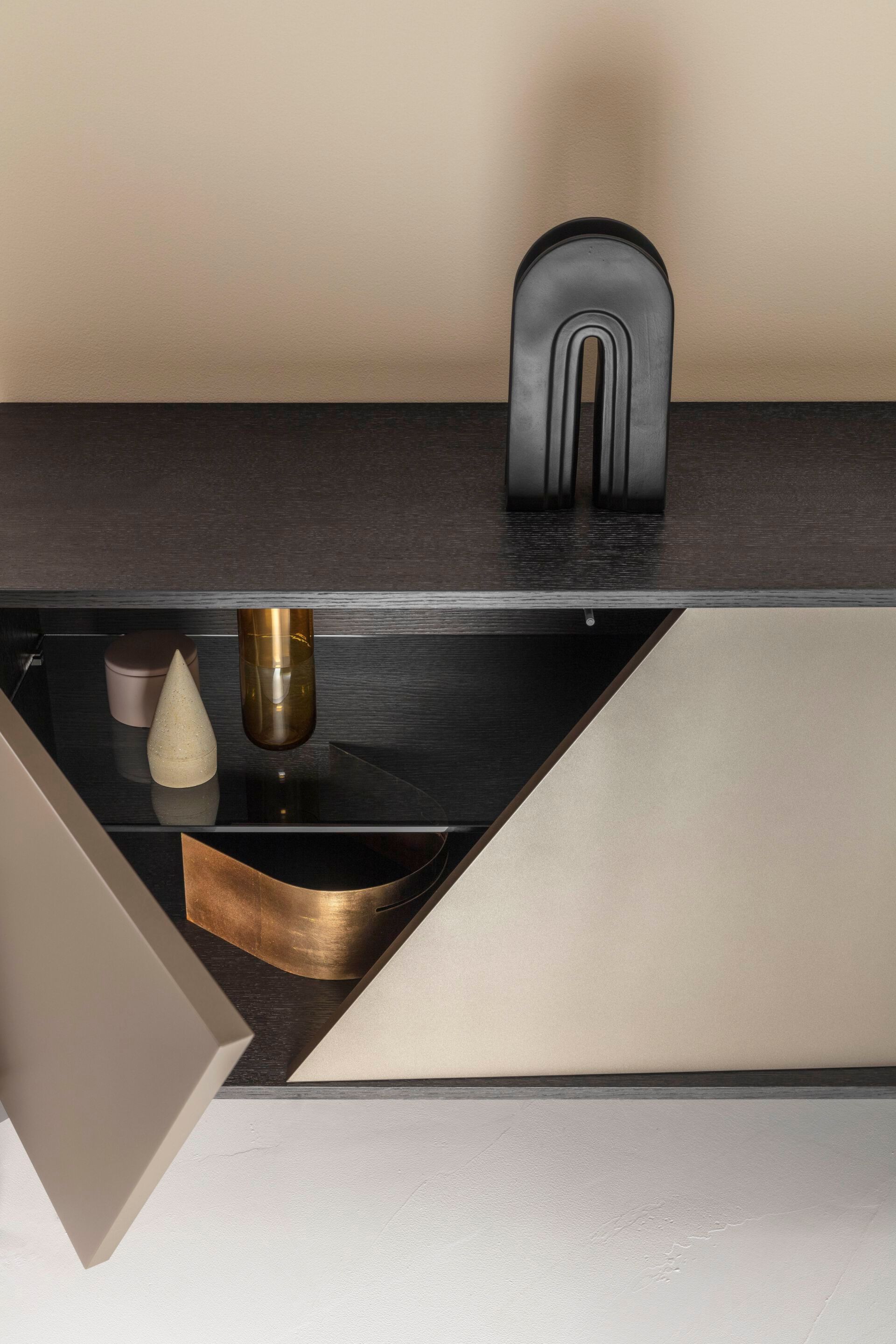 Деревянный шкаф с распашными дверями Alf DaFrè KENDO ARCH-00097765 - Вид №7