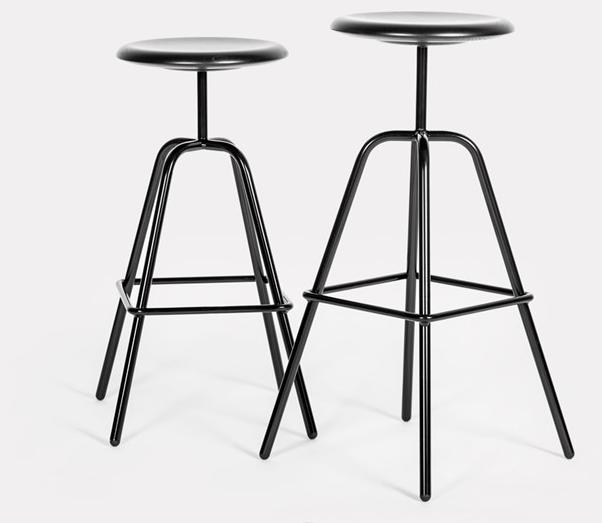 Atelier Haußmann Высокий табурет из стали и дерева sun-id-1400560 - Вид №7