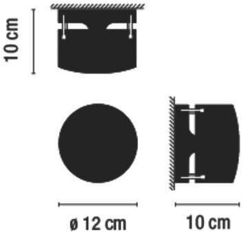Vibia Настенный светильник из стекла Scotch sun-id-1433564 - Вид №5