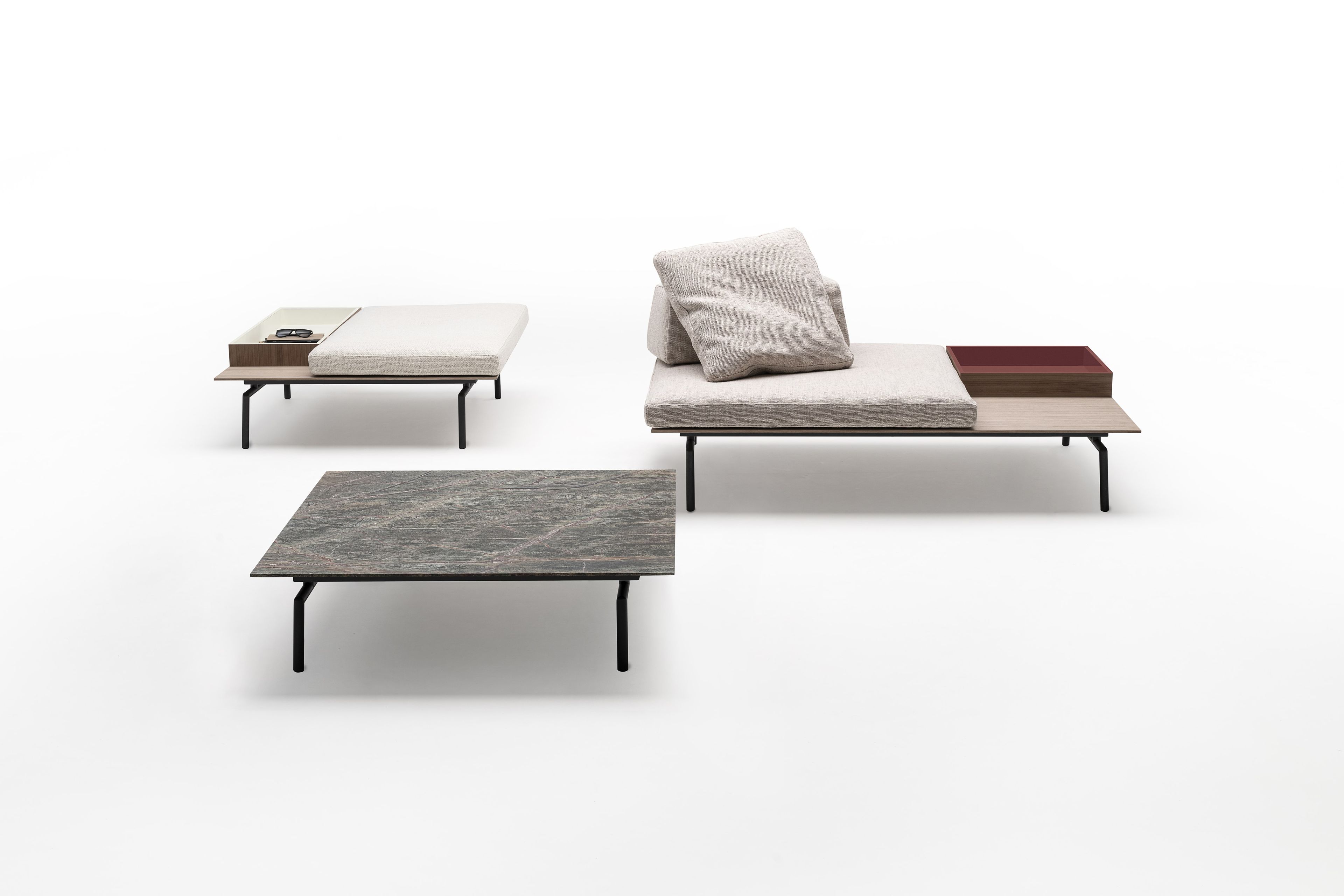 Квадратный низкий журнальный столик Living Divani Сумо ARCH-00046886