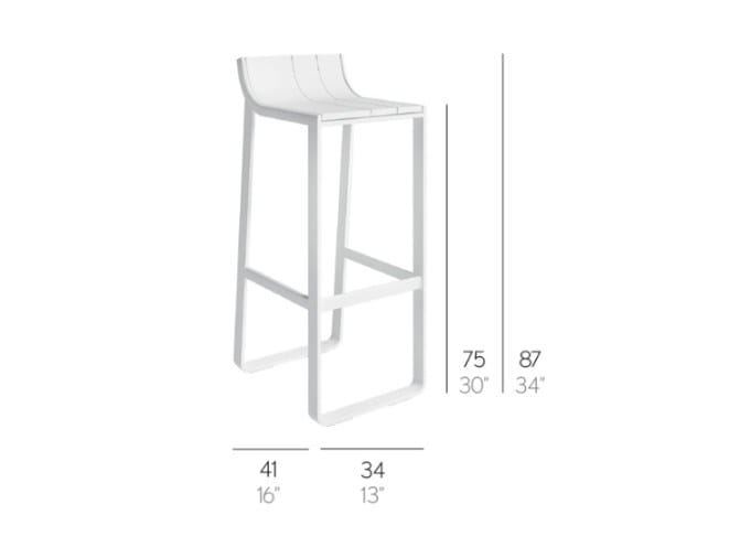 Высокий садовый стул GANDIABLASCO ARCH-00152490 - Вид №4