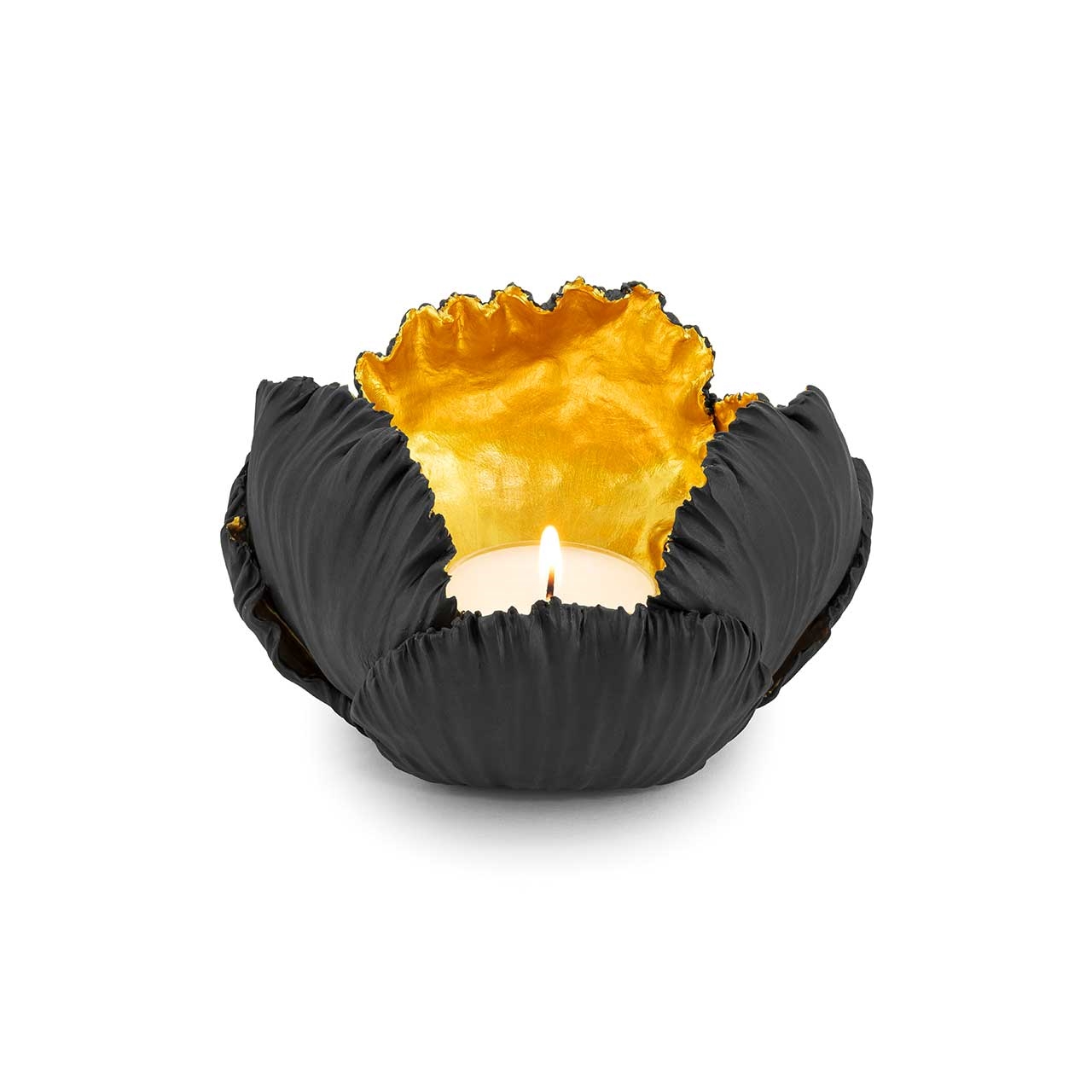 300219-GG ABHIKA СВЕЧА. KAIL H10 D17 GREY/GOLD  - Вид №1