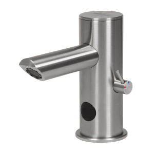 53926 Автоматический смеситель с рычажком для настройки температуры воды, удлиненный излив, 24 В пост. SANELA