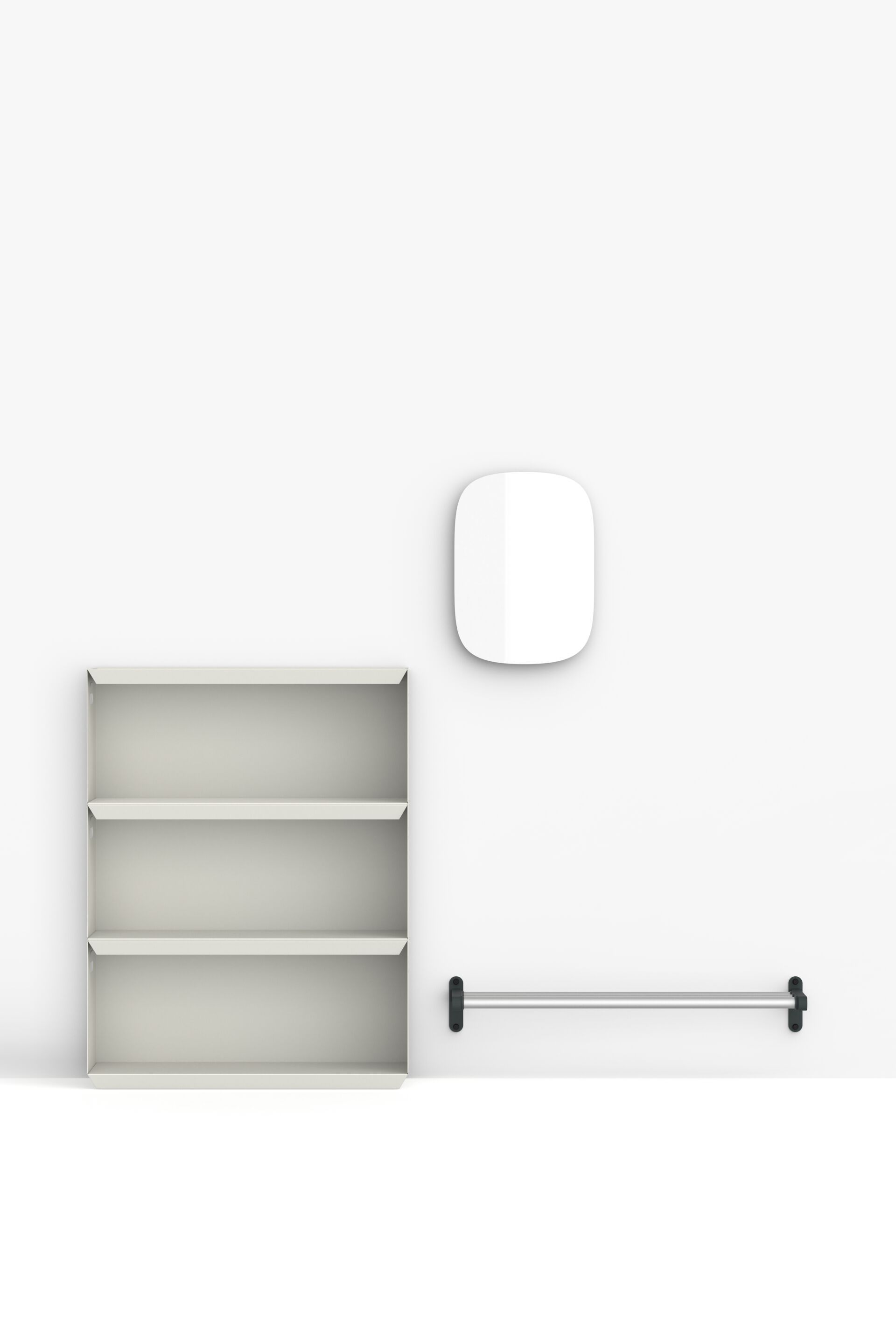 Настенное стеклянное зеркало FUNCTIONALS слайд ARCH-00054192 - Вид №29