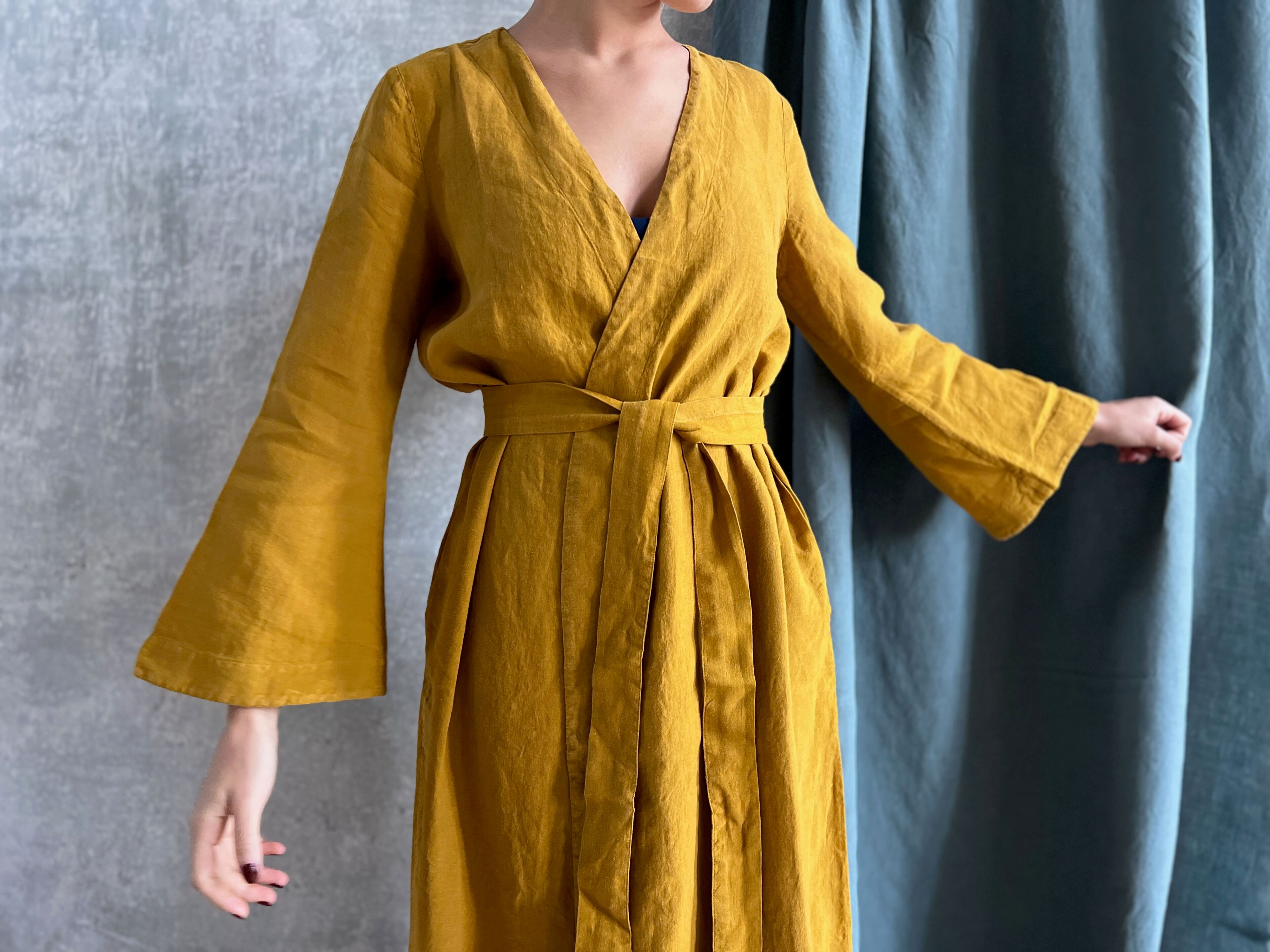 Льняной халат Once Milano Plain Linen ARCH-00041606 - Вид №2