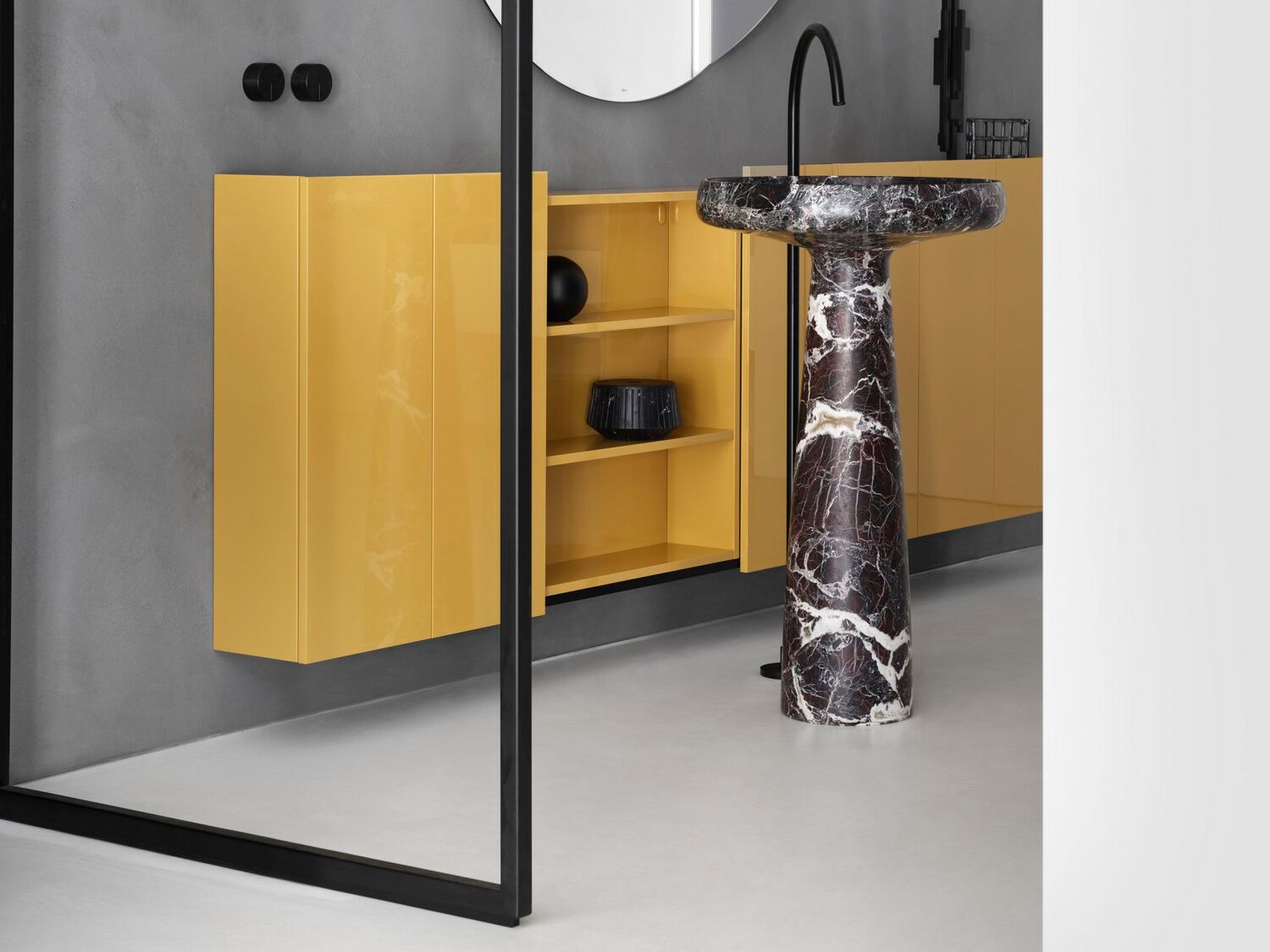 Подвесной шкаф для ванной комнаты с дверцами Falper Ognidove ARCH-00056813 - Вид №1