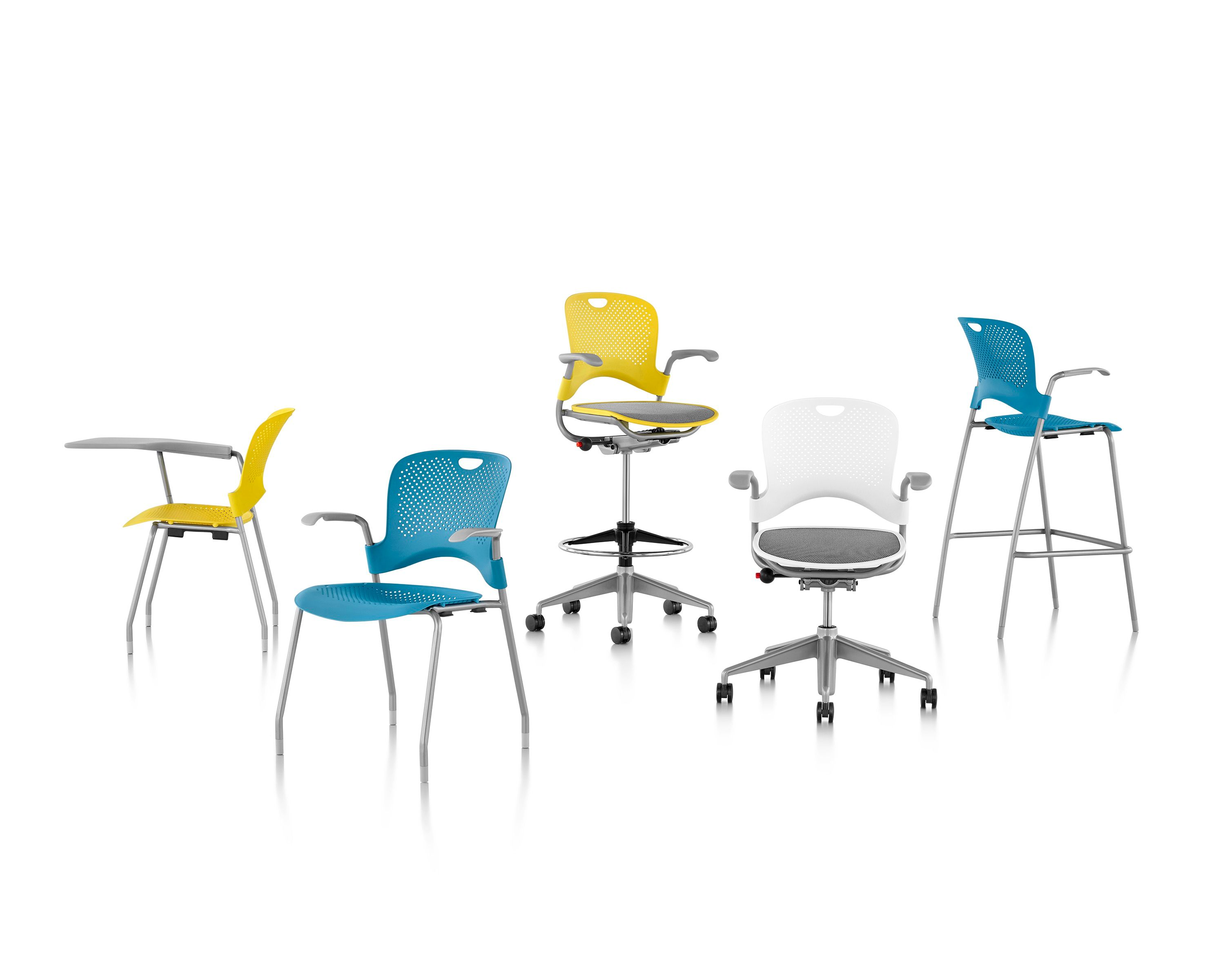 Высокий штабелируемый стул nylon® с подлокотниками Herman Miller Caper ARCH-00140722 - Вид №3