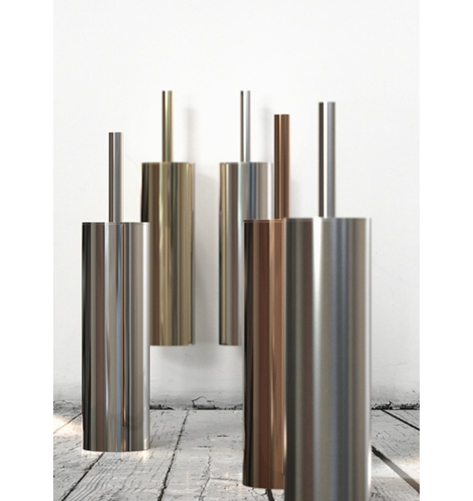 FROST Ершик для унитаза 1, напольный » матовый Нержавеющая сталь Матовый N1910  - Вид №4