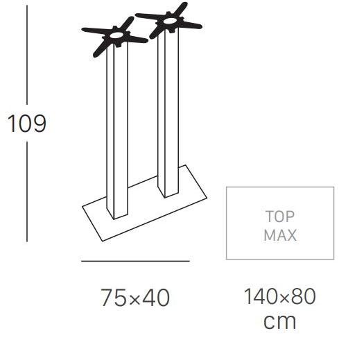 SCAB DESIGN Прямоугольный стол под договор Tiffany sun-id-1373351 - Вид №3