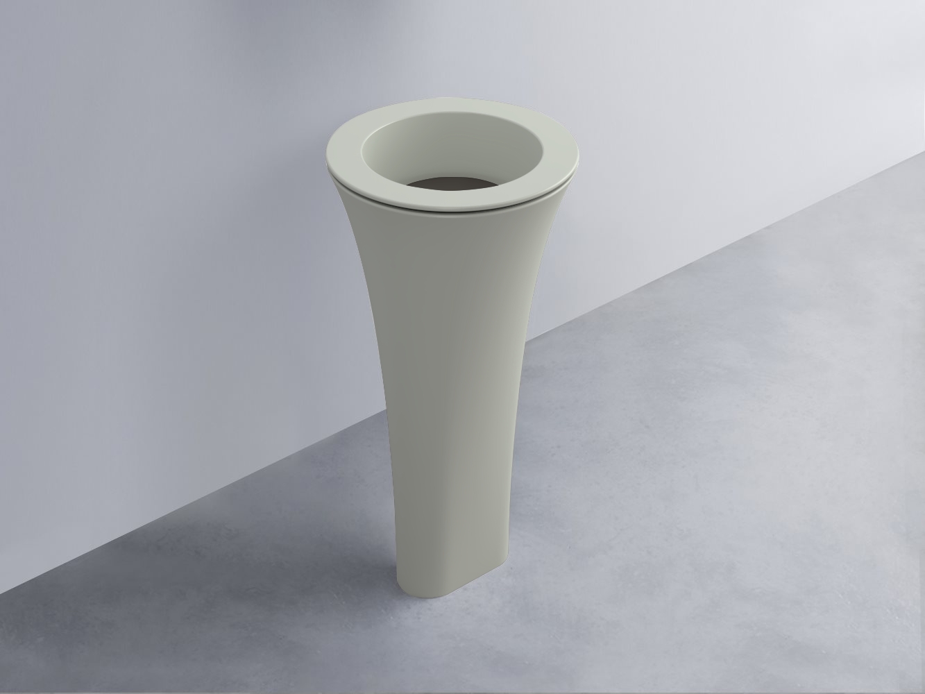 AMLA45-PM+AMPILT-FN+AMCOLT-PM Раковина Amedeo Tondo отдельностоящая cielo Enjoy + Amedeo Ceramica Cielo