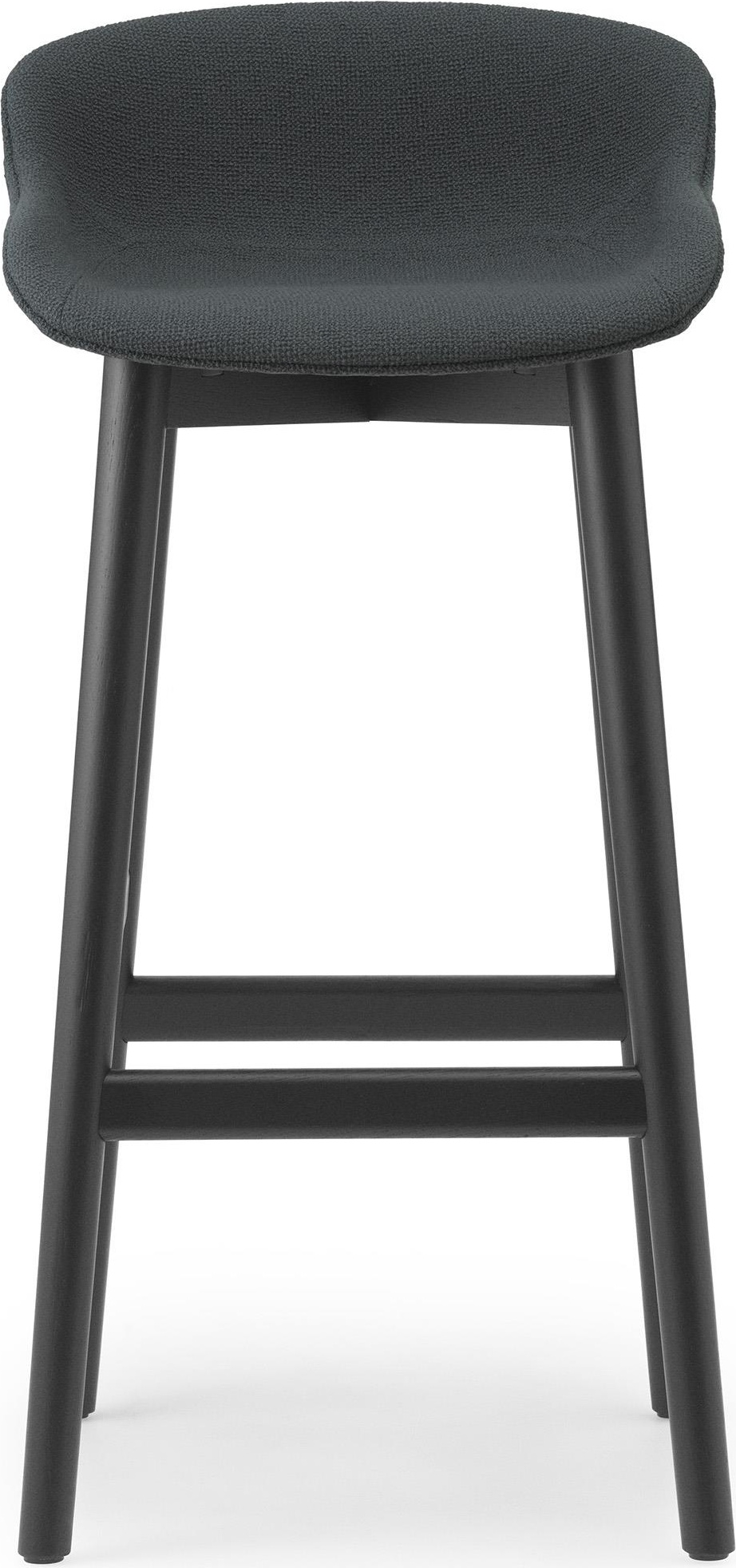 604460 Барный стул 75 см Полная обивка Black Oak / Yoredale Normann Copenhagen Hyg  - Вид №1