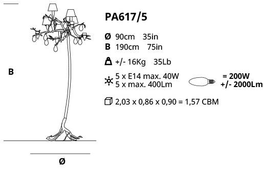 Serip Торшер галогенный Fascinium sun-id-1475479 - Вид №2