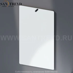 Agape DOT LINE Зеркало с держателем черным ADTL0472.N