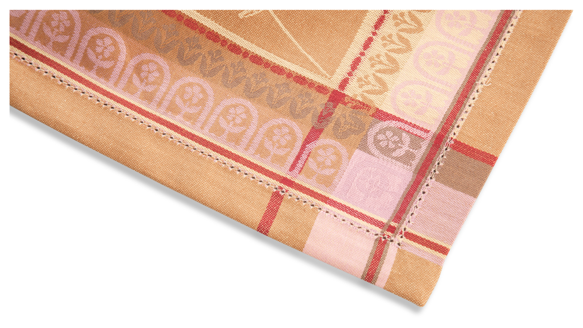 10638712 Яковлевский жаккард Скатерть квадратная Яковлевский Жаккард Райская Птичка 150х150см, полулен Ткань  - Вид №1