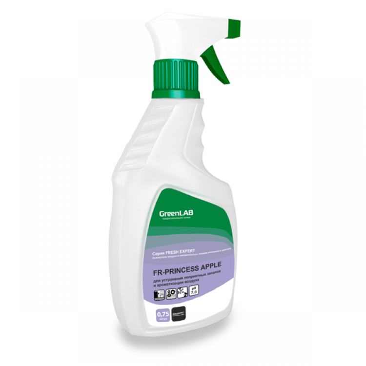 FR-260/05 GreenLAB FR - PRINCESS APPLE, 0.75 л. для устранения неприятных запахов и ароматизации воздуха 