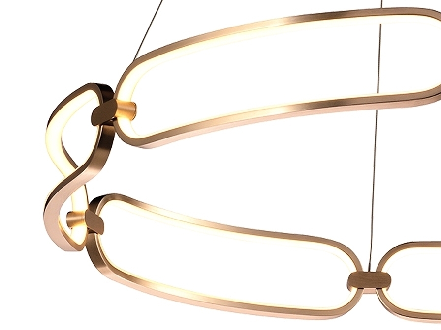 085578 Подвесной светильник Ø80 розовое золото Schuller Colette