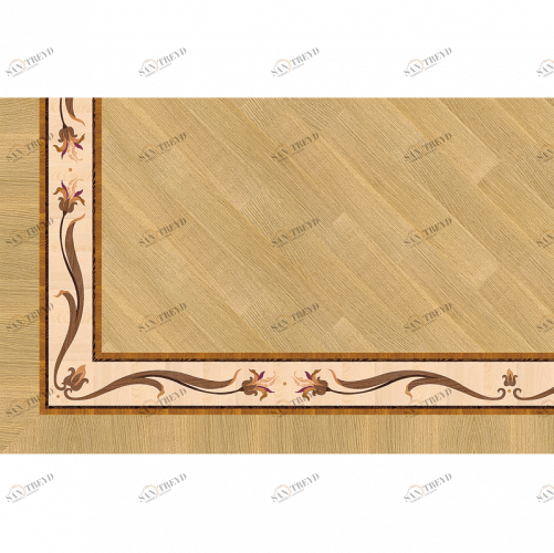 Бордюр Волшебное озеро Русская классика 90062