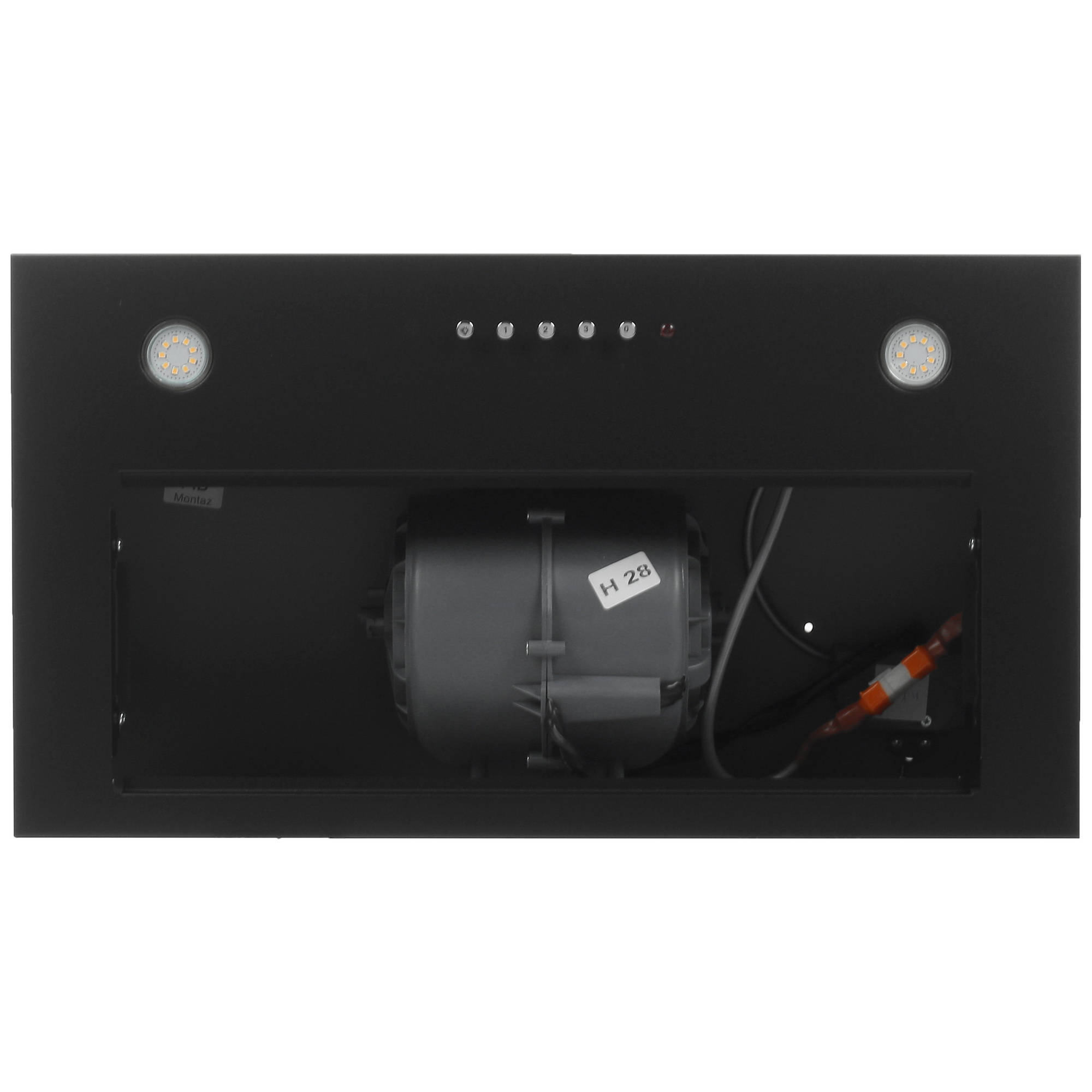 8140415 Вытяжка полновстраиваемая Akpo WK-7 Micra twin черный STDN-0031084 - Вид №6