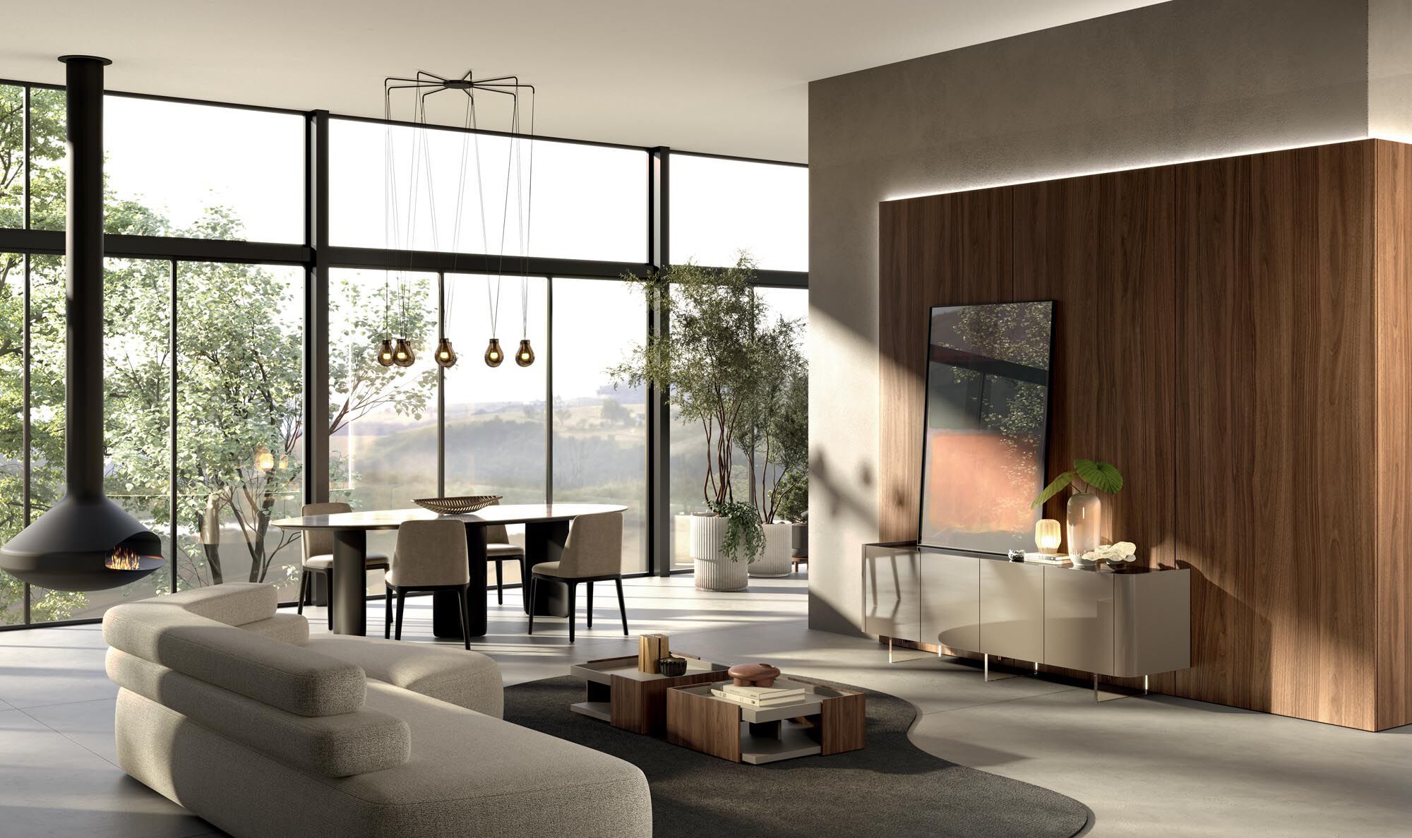 Деревянный шкаф с распашными дверями Guzzini & Fontana LOVIE ARCH-00039049 - Вид №1