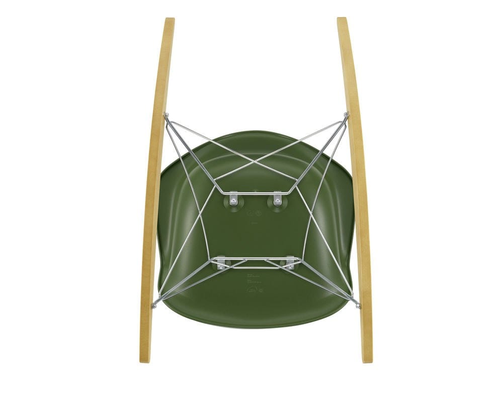 Мягкое тканевое кресло-качалка с подлокотниками VITRA Eames Plastic Chair ARCH-00023828 - Вид №202