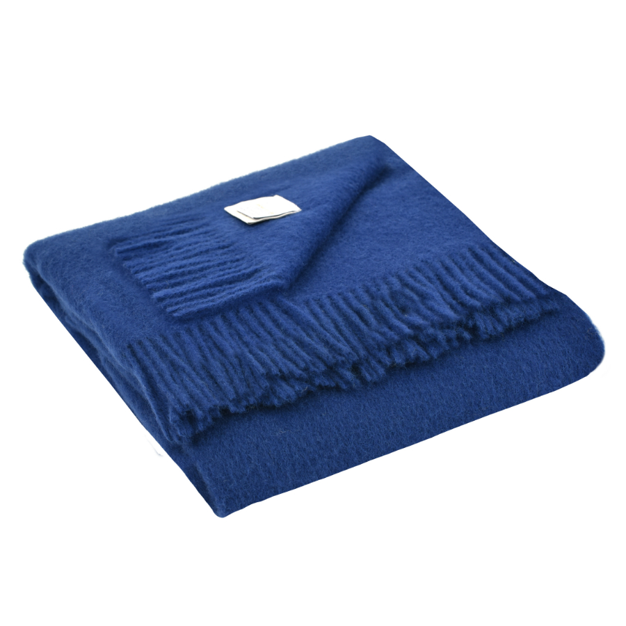 Плед шерстяной Dalia, 130х180 см, синий MARZOTTO DALIA3524 - Вид №1