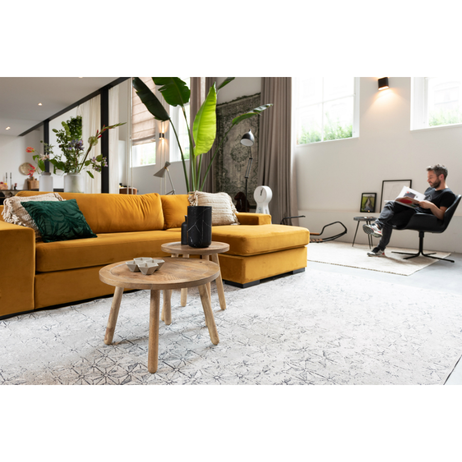 Диван Fiep правосторонний, охра Zuiver 3200164 - Вид №1