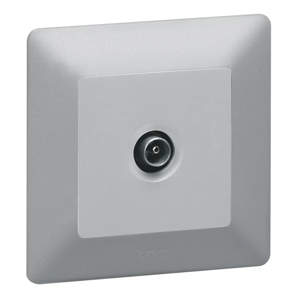 Розетка телевизионная Legrand VLN-L Звезда цвет алюминий 82762998 STLM-2070536 Valena Life - Вид №1