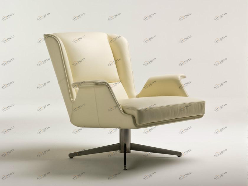 i 4 Mariani 4-спицевое кожаное кресло Garbo sun-id-1515685