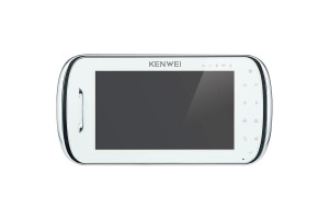 15895090 Цветной монитор видеодомофона без трубки (белый) hands-free KW-S704C-W100 CC000002277 Kenwei
